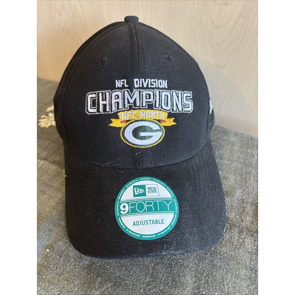 Green Bay Packers Hat Cap Strap Back Mens NFL Football NFC North Champs 9Forty